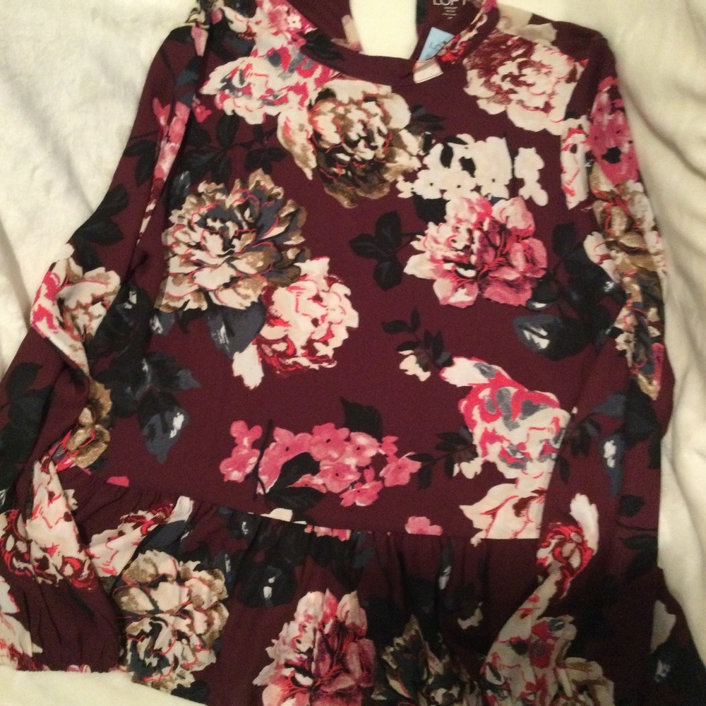 Loft Floral Blouse